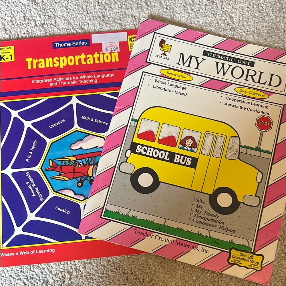 My World and Transportation Books